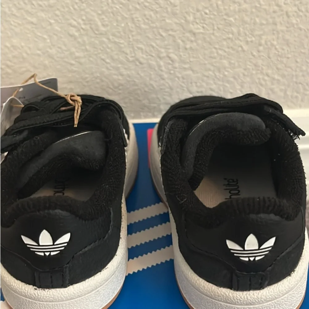 Adidas Kids Campus Black and White Sneakers - Picture 3 of 4